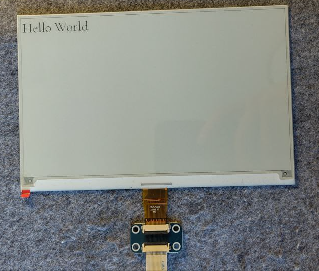Displaying hello world on our screen.