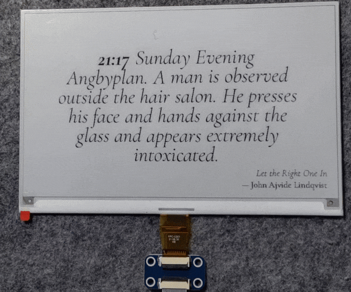 e-ink PoC